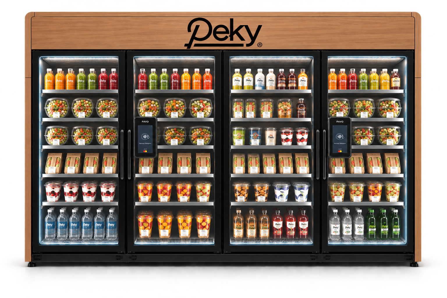 Peky 4 kapılı dolap ünitesi